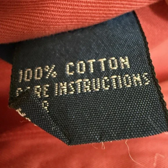 Vintage Polo Ralph Lauren Pleated Chinos Mens 36/28 Salmon 100% Cotton Trousers - Picture 10 of 12